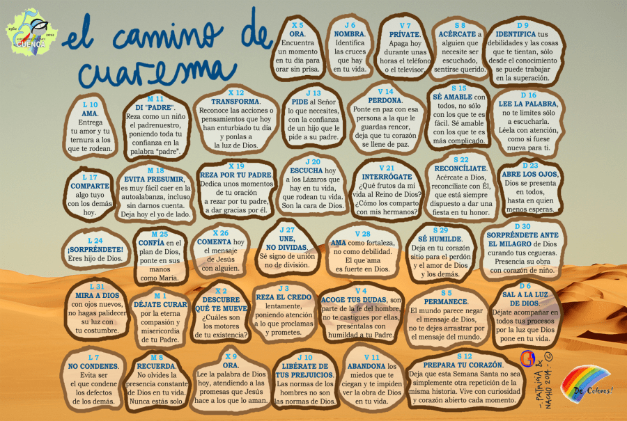 CalendarioCuaresma2014