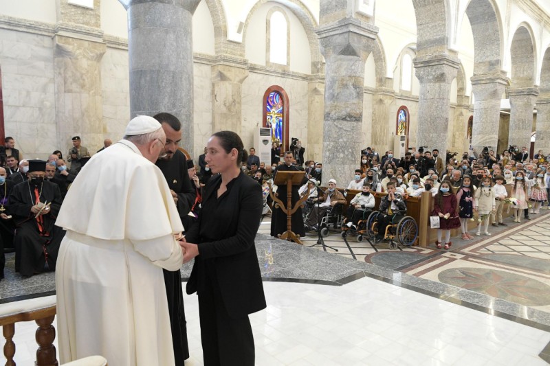 Visita del Santo Padre a la Comunidad de&nbsp;Qaraqosh
